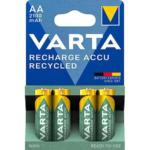 VARTA 56816 Accu Recycled AA 2100mAh BL4