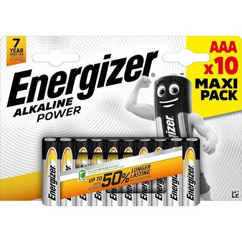 ENERGIZER Alkaline Power LR03 AAA 10-Maxi Pack