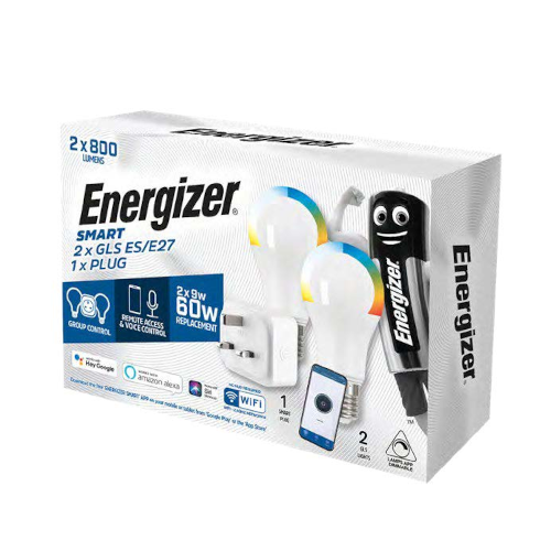ENERGIZER Smart 2x GLS E27 + 1x Plug
