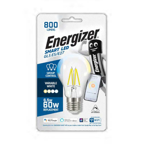 Energizer Smart LED Filament GLS E27