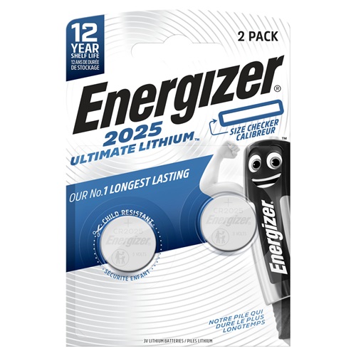 ENERGIZER Ultimate Lithium CR2025 BL2