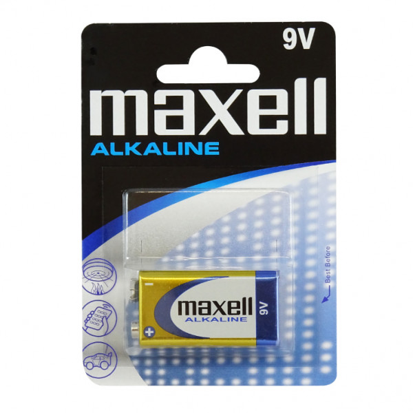 MAXELL Alkaline 6LR61 9V BL1