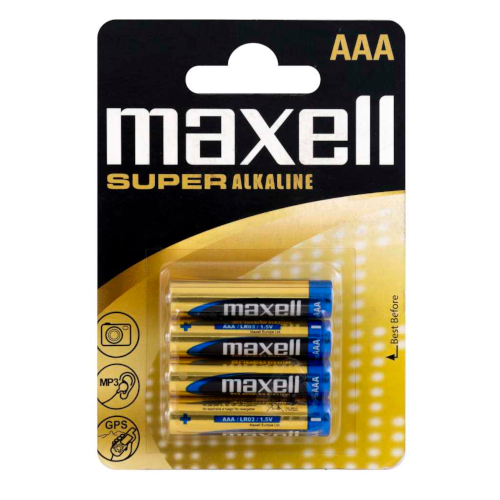 MAXELL Super Alkaline LR03 AAA BL4