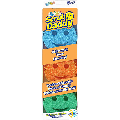 SCRUB DADDY 3481 Colors 3-Pack (blau, orange, grün) SCRUB DADDY 3481 Colors 3-Pack (blau, orange, grün)