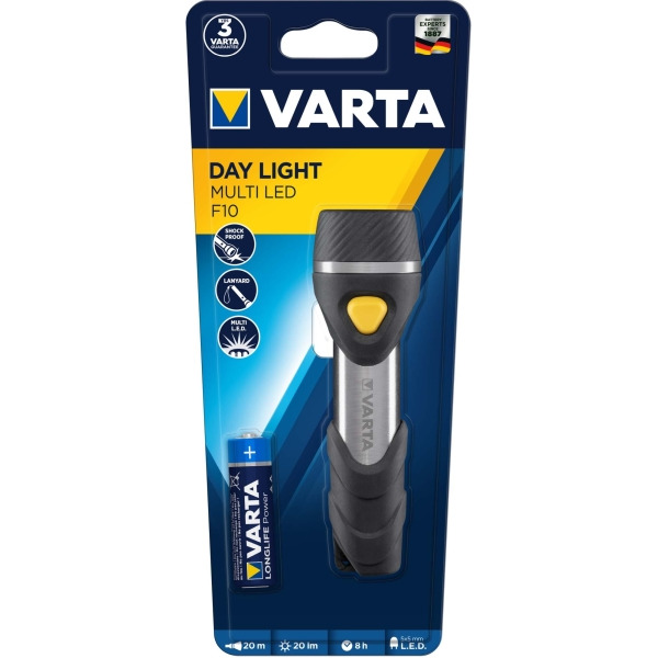 VARTA 16631 Day Light Multi LED F10 incl. 1x AA BL1
