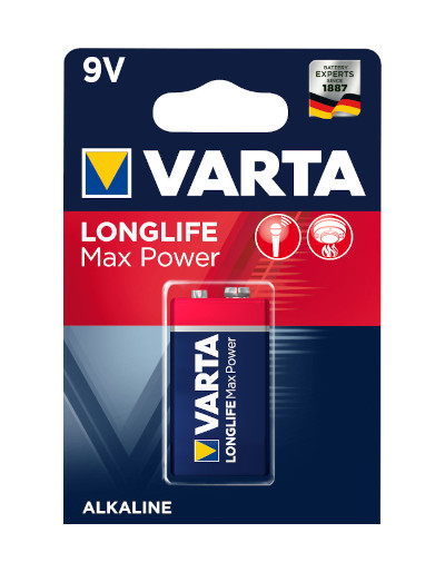 VARTA Longlife Max Power 4722 9V BL1