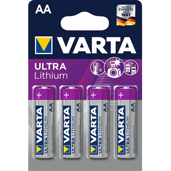 VARTA Ultra Lithium 6106 AA BL4