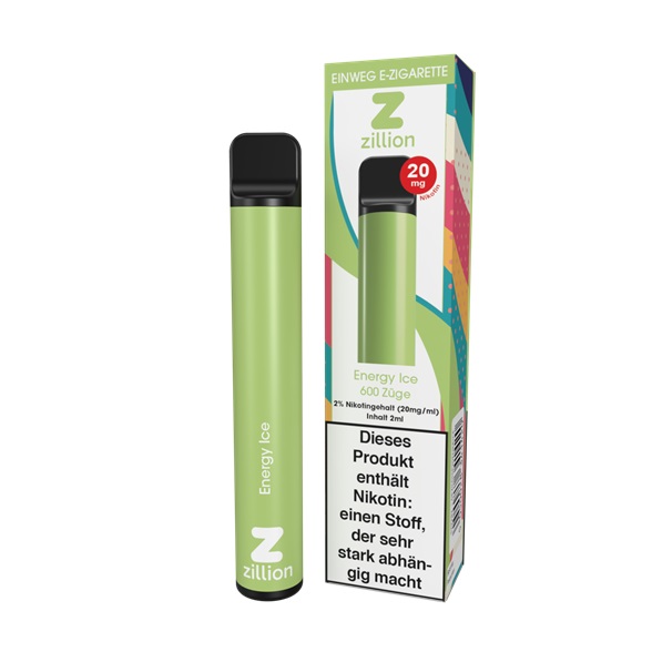 ZILLION Einweg E-Zigarette Energy Ice 20 mg