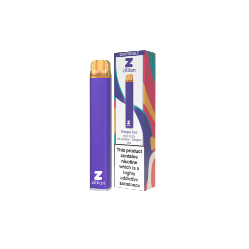 ZILLION Einweg E-Zigarette Grape Ice 20 mg