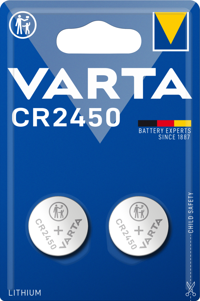 VARTA Lithium 6450 CR 2450 BL2