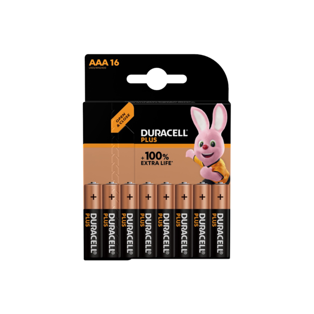 DURACELL Plus MN2400 AAA BL16
