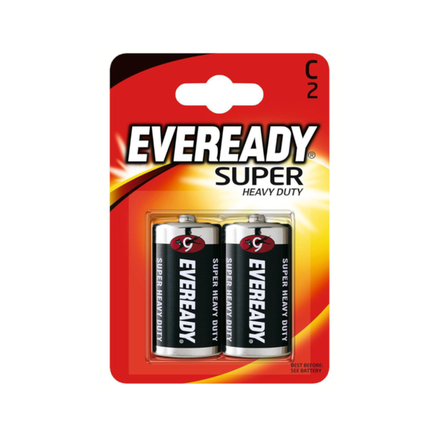 ENERGIZER Eveready Super Heavy Duty R14 C BL2