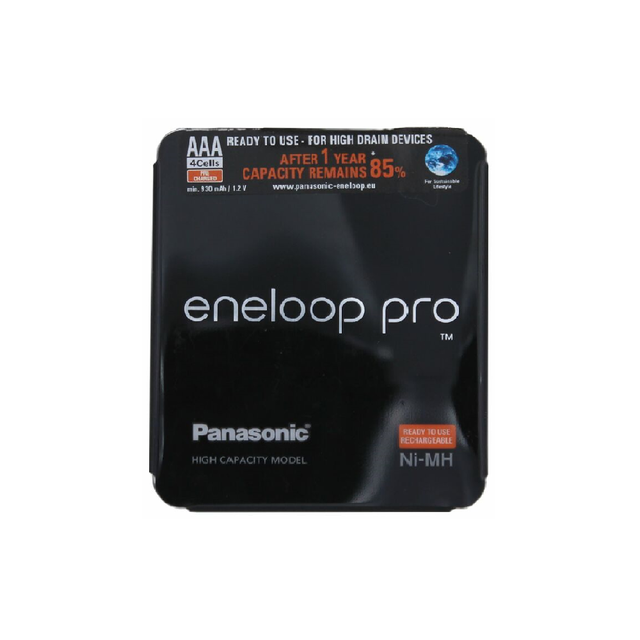 PANASONIC Eneloop Pro BK-4HCCE AAA 930mAh 4-Sliding-Pack