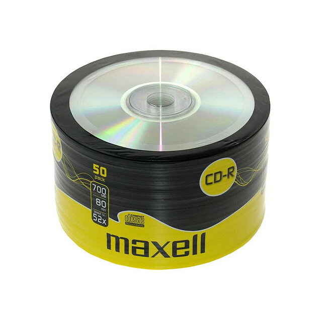MAXELL 624036 CD-R 52xSpeed 700MB 50-Shrink