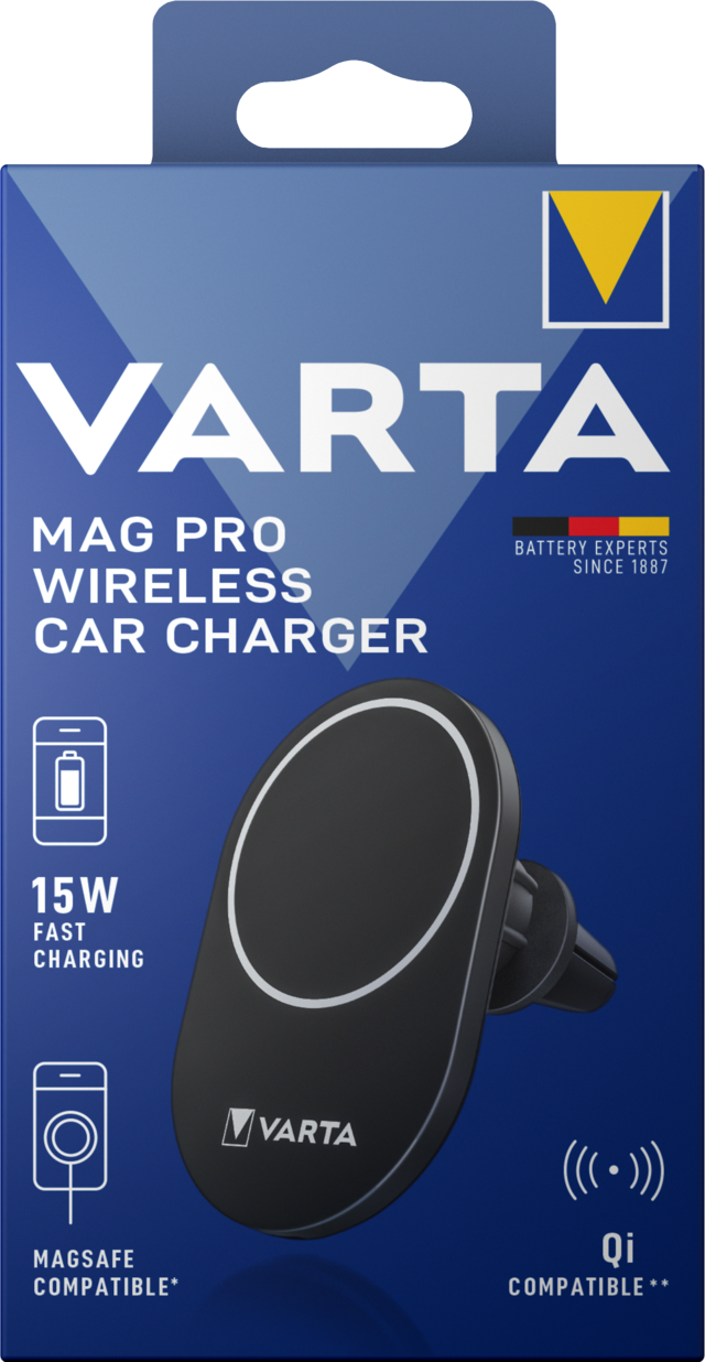 VARTA 57902 101 111 MagPro Wireless Car Charger BL1