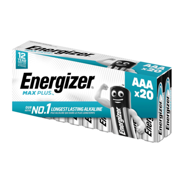 ENERGIZER Max Plus LR03 AAA 20-Pack