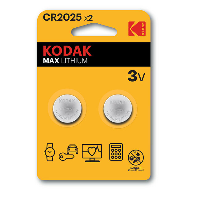KODAK Lithium CR2025 BL2