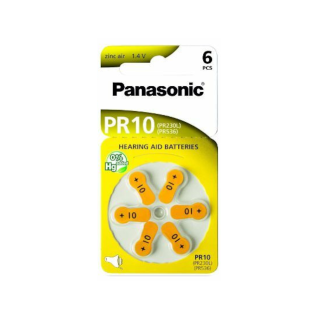 PANASONIC Zinc-Air PR10 BL6