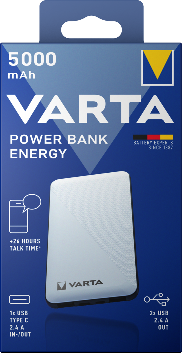 VARTA 57975 101 111 Power Bank Energy 5000
