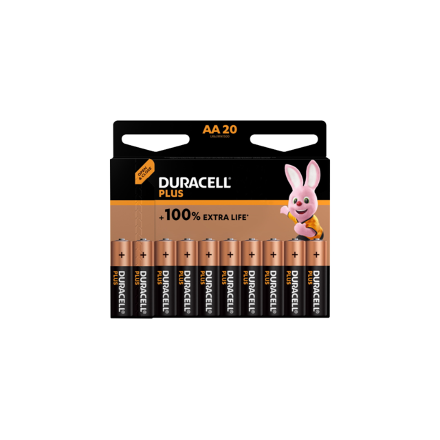 DURACELL Plus MN1500 AA BL20