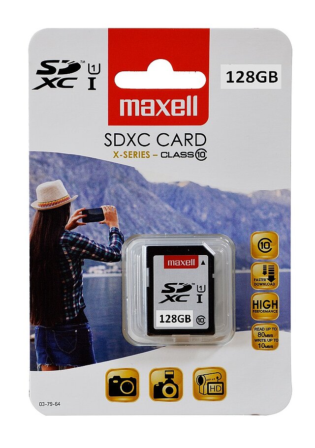 MAXELL SD Class 10 128GB