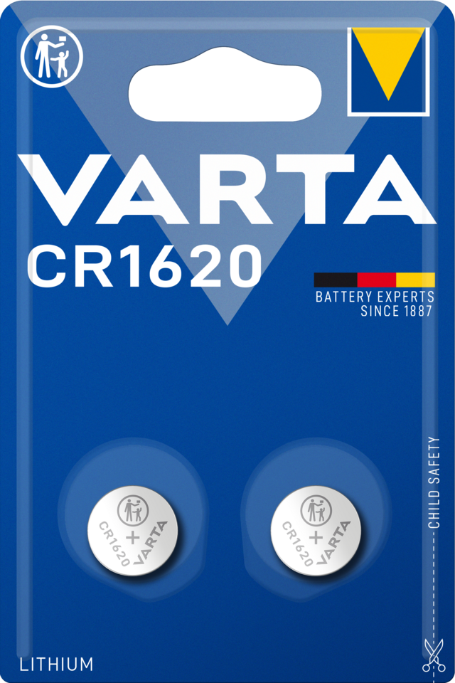 VARTA Lithium 6620 CR 1620 BL2