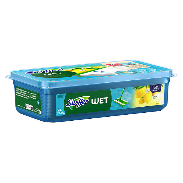 SWIFFER 0470 Wischtücher Nachfüllpackung Wet 24er Citrus Fresh